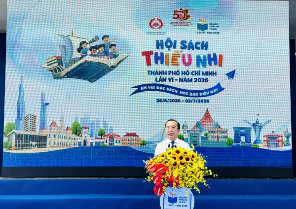 Hội sách thiếu nhi TP.HCM 2026: Hơn 150 hoạt động đưa sách đến gần trẻ em Hội sách thiếu nhi TP.HCM 2026: Hơn 150 hoạt động đưa sách đến gần trẻ em